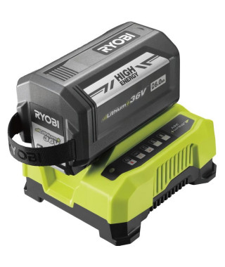 RYOBI Batterie 36V 6Ah Max Power High Energy + chargeur - RY36BC60A-160