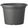 DEROMA Pot de fleurs rond Day R Anthracite - 50 cm