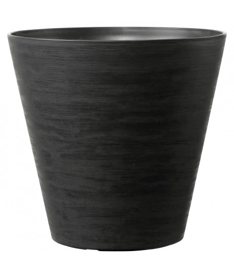 DEROMA Pot de fleurs a reserve d'eau Save R Nero - 30 cm