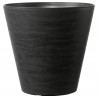 DEROMA Pot de fleurs a reserve d'eau Save R Nero - 30 cm