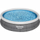 BESTWAY Piscine hors sol Fast Set - Ronde - 366 x 76 cm- Pompe et cartouche de filtration