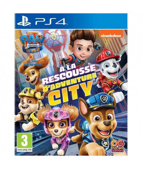 Paw Patrol, La Pat' Patrouille : a la rescousse d'Adventure City Jeu PS4