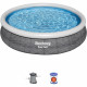 BESTWAY Piscine hors sol Fast Set - Ronde - 366 x 76 cm- Pompe et cartouche de filtration