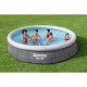 BESTWAY Piscine hors sol Fast Set - Ronde - 366 x 76 cm- Pompe et cartouche de filtration