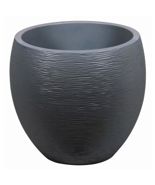 EDA Pot rond Graphit Ø50cm - Contenance 46L - Gris anthracite