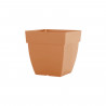 ARTEVASI Pot de fleurs Capri Carré - 30 L - 35 x 35 x 35 cm - Terre cuite claire