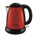 MOULINEX BY540510 Subito Bouilloire électrique, 1,7 L, Inox, Bouilloire sans fil, Base 360°, Niveau d'eau visible- Rouge