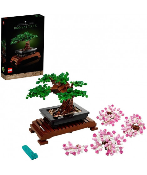 LEGO Creator Expert 10281 Bonsai loisir créatif pour adultes, kit de décoration botanique DIY