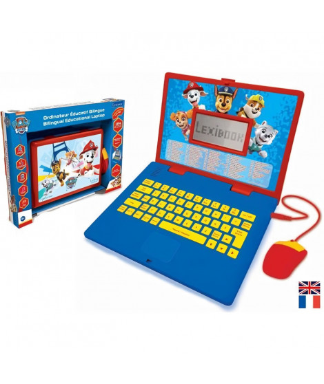 PAT' PATROUILLE Ordinateur éducatif bilingue (FR/EN) enfant LEXIBOOK - 124 activités