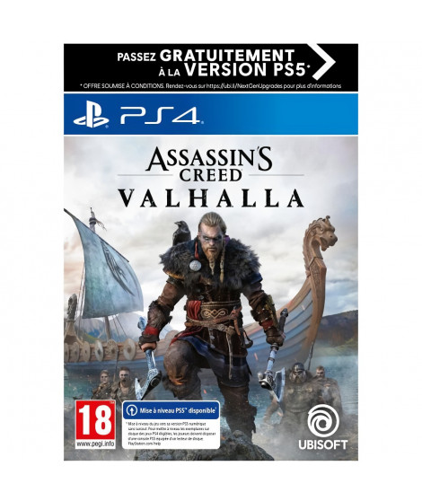 Assassin's Creed Valhalla Edition Standard Jeu PS4 (Upgrade gratuit vers PS5)