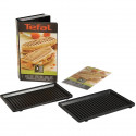 TEFAL Accessoires XA800312 Lot de 2 plaques grill panini Snack Collection