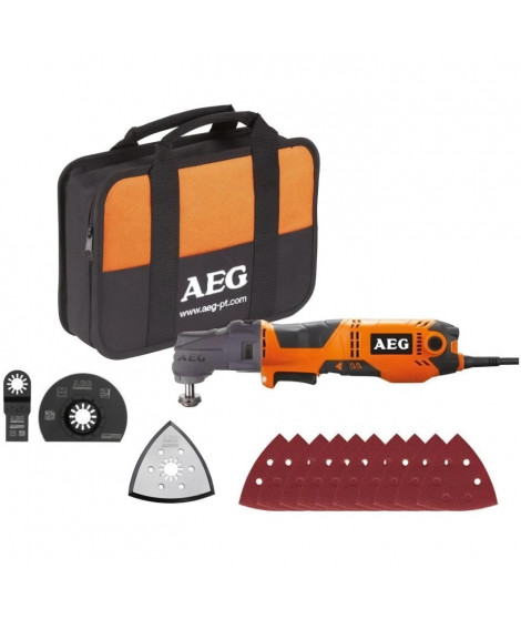 AEG POWERTOOLS Multitool 300 Watts + lames & accessoires