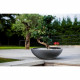 EDA Pot vasque Graphit Ø 59 cm - 39 L - Gris anthracite