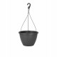 ARTEVASI Pot de fleurs suspendu Algarve - 8 L - 31 x 31 x 20,5 cm - Gris anthracite