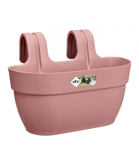 ELHO - Pot de fleurs -  Vibia Campana Easy Hanger Medium - Rose Poussiere - Balcon extérieur - L 24.1 x W 36 x H 26.5 cm