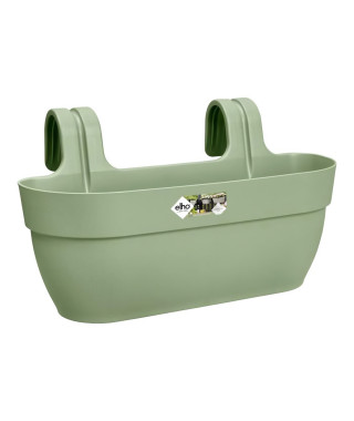 ELHO - Pot de fleurs -  Vibia Campana Easy Hanger Large - Vert Pistache - Balcon extérieur - L 24.1 x W 46 x H 26.5 cm