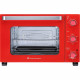 CONTINENTAL EDISON CEMF35R - Minifour électrique 35L rouge  - 1500W - Rotissoire, Convection naturelle