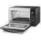 CONTINENTAL EDISON CEMF38DIG - Minifour électrique 38L noir  - 1600W - Rotissoire, Convection naturelle