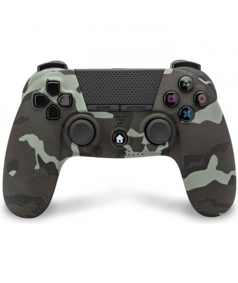 Manette Bluetooth Camouflage Under Control avec Prise Casque pour PS4