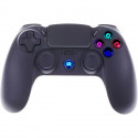 Manette Sans Fil Noire avec Prise Jack pour casque et boutons lumineux pour PS4