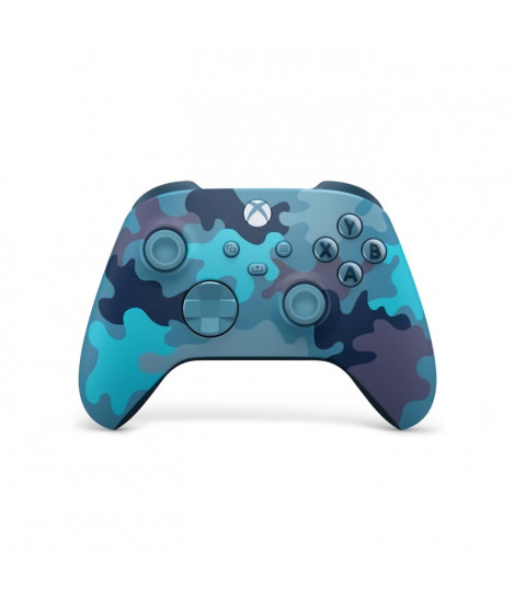 Manette Xbox One et Xbox Series sans-fil - MICROSOFT GAMING - Edition limitée Mineral Camo Bleue