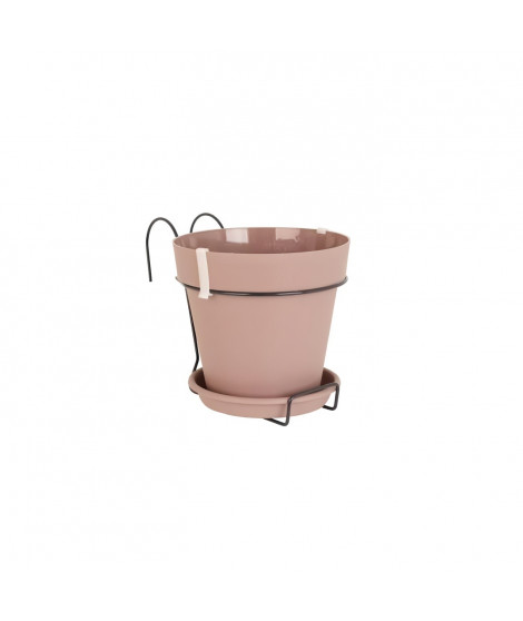 ARTEVASI Pot de fleurs Capri pour balcon - 4 L - 20 x 20 x 18,9 cm - Taupe