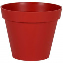 EDA Pot de fleur rond Toscane - Ø 40 x H 32 cm - 23 L - Rouge rubis