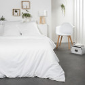 TODAY Parure de lit Coton 2 personnes - 200x200 cm - Uni Blanc Gabriel