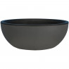 RIVIERA - Coupe pot de fleurs - granit D40 - gris