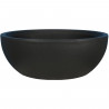 RIVIERA - Coupe pot de fleurs - granit D50 - noir