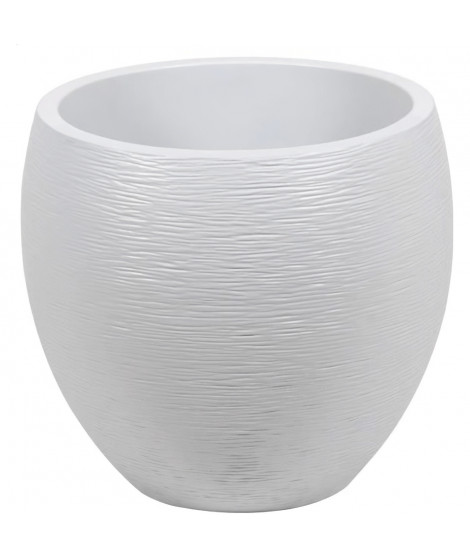 EDA Pot rond Graphit Ø50cm - Contenance 46L - Blanc cérusé