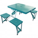 Table de camping pliante 4 personnes SURPASS vert