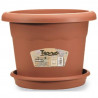 PLASTIKEN Pot a fleurs - Ø 60 cm rond - Terracotta