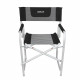 Fauteuil Director Caravaning - Aluminium - Noir chiné