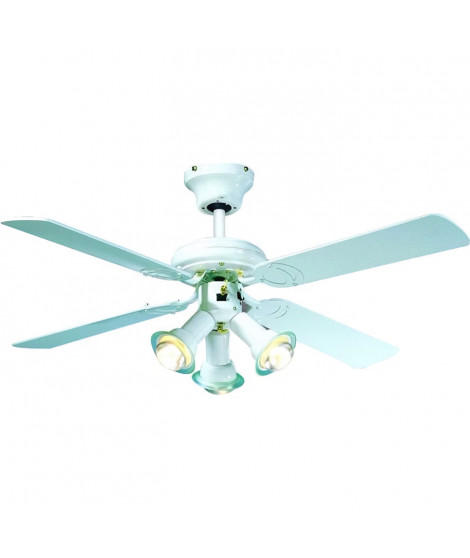 FARELEK Maldives Ventilateur de plafond  Ø 107 cm, 3 spots