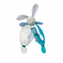 BABYNAT Doudou lapin bleu poupi