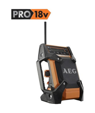 Radio de chantier AEG 12V-18V DAB+ USB sans batterie ni chargeur BR 1218C-0