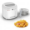 MOULINEX AF203110 Uno Friteuse électrique, Hublot de contrôle, Capacité 1 kg de frites, 4 personnes, Thermostat réglable, Com…