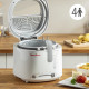 MOULINEX AF203110 Uno Friteuse électrique, Hublot de contrôle, Capacité 1 kg de frites, 4 personnes, Thermostat réglable, Com…