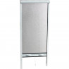 Moustiquaire enroulable en aluminium pour porte - H.220 x L.160 cm - Blanc