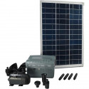 UBBINK Pompe de bassin solaire Solarmax 1000 avec panneau + accu + jets d'eau volcan et cloche