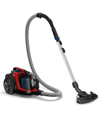 PHILIPS FC9729/09 Aspirateur traîneau sans sac PowerPro Expert - 650W - 76 dB - A - Rouge