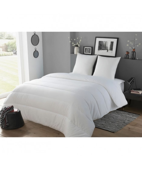 Pack Couette et Oreiller All Inclusive - 140 x 200 / 60 x 60 cm - Chaude - 100% Polyester Fibre VOLUPT'AIR - 1 personne - DODO