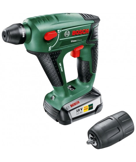 BOSCH Perforateur Uneo Maxx 18, 1 batterie 2,5 Ah