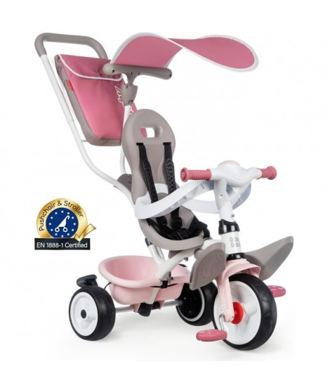 Tricycle Baby Balade Plus Rose - SMOBY