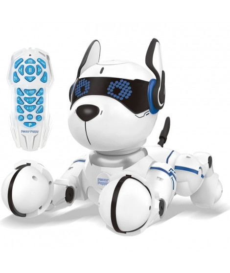 Power Puppy - Mon chien robot savant programmable et tactile avec télécommande - LEXIBOOK