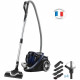 ROWENTA YY4560FE SILENCE FORCE CYCLONIC CAR PRO Aspirateur traîneau sans sac - Collecteur 2,5 L - Silencieux 67dB - Noir et bleu