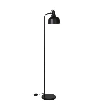 Lampadaire - Lucas - Métal - Asymétrique - 20 x 20 x 153 cm - Industriel - Noir