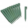 NATURE Sachet de 10 ancres pour bordure de jardin en polypropylene - H 26,7 x 1,9 x 1,8 cm - Vert