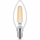 Philips ampoule LED Equivalent 60W E14 Blanc chaud Non dimmable, Verre